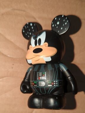 Disney Black and Cream Cartoon Mouse Action Figure